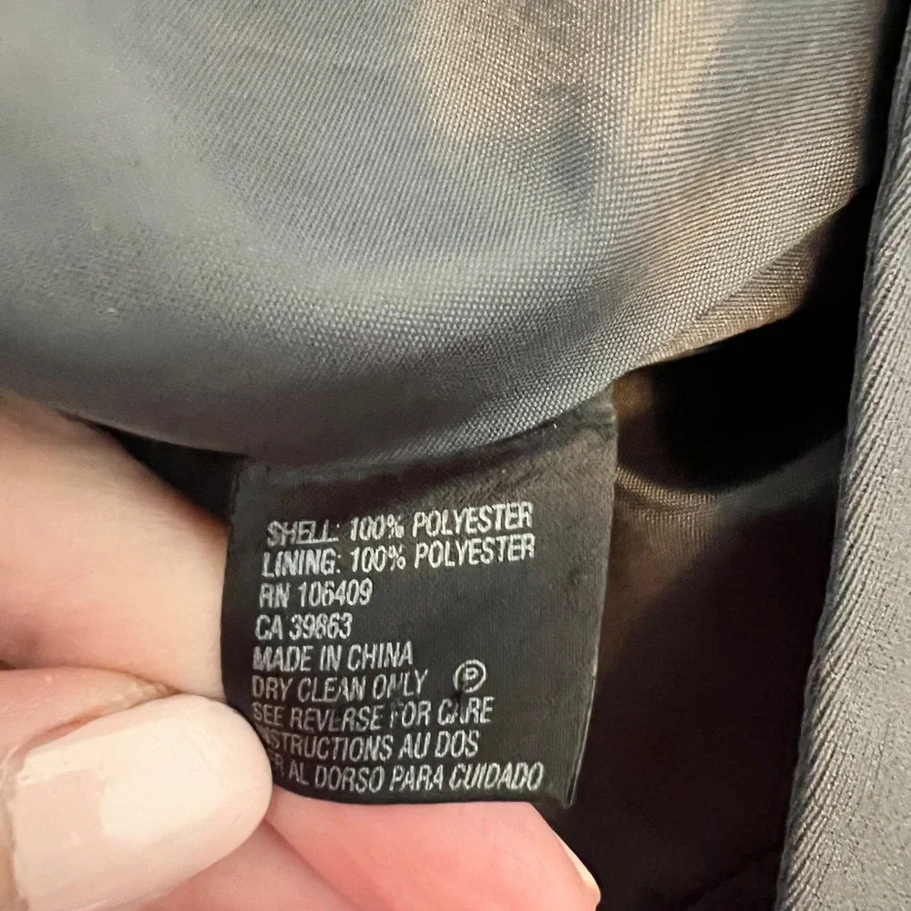 Tahari Charcoal Blazer - Picture 6 of 9